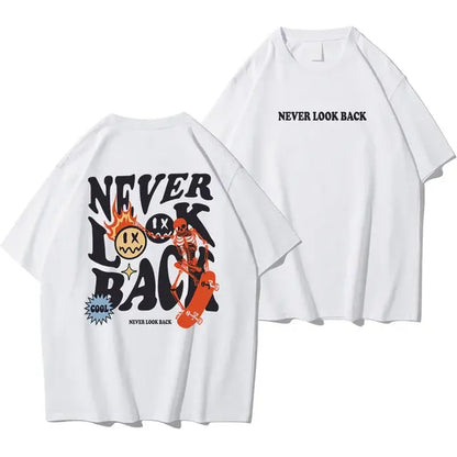 Never Look Back Mens Graphic Tee