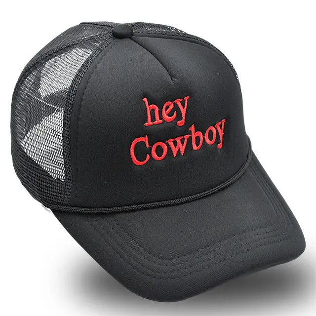 Hey Cowboy Trucker Hat