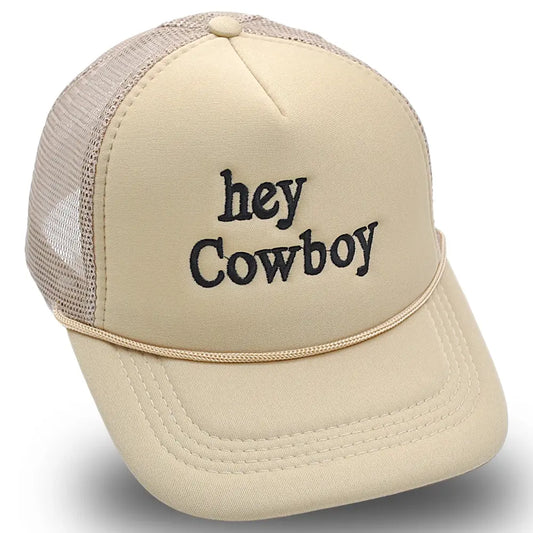 Hey Cowboy Trucker Hat