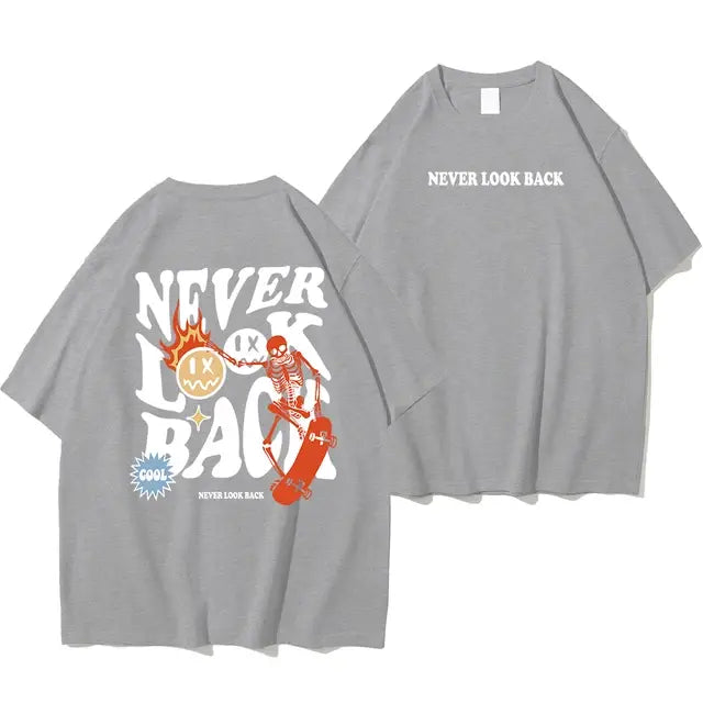 Never Look Back Mens Graphic Tee