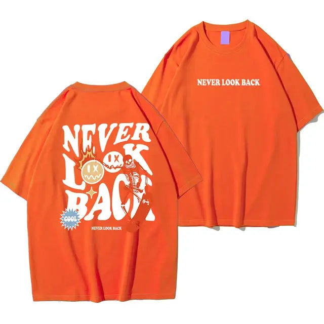 Never Look Back Mens Graphic Tee