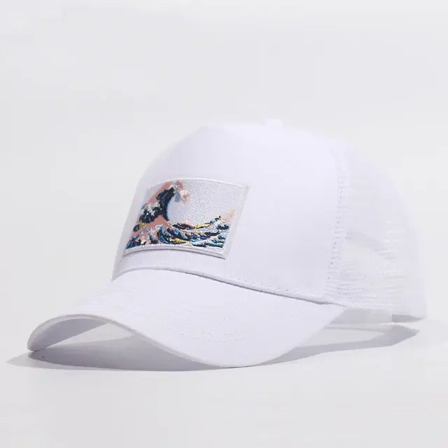 Sea Wave Trucker Hat